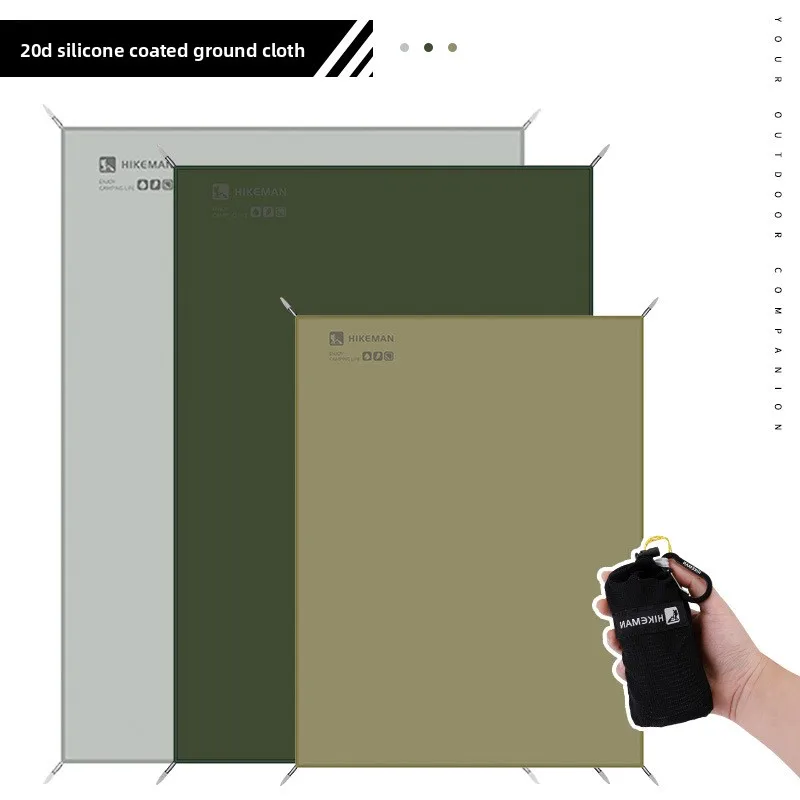 PU8000mm 20D UltraLight Ground Sheet Outdoor Tent Footprint Floor Mats Picnic Beach Pad Portable Hiking Camping Mat Sun Shelter