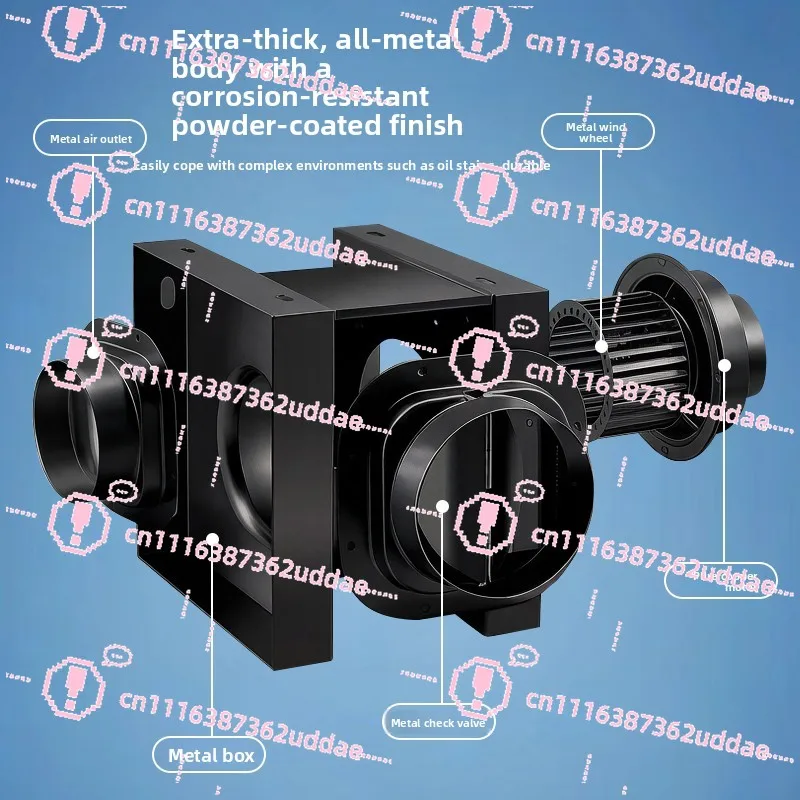 Split Pipe Ventilator Hotel One To Two Bathrooms Exhaust Bass Energy Saving Commercial Strong Exhaust