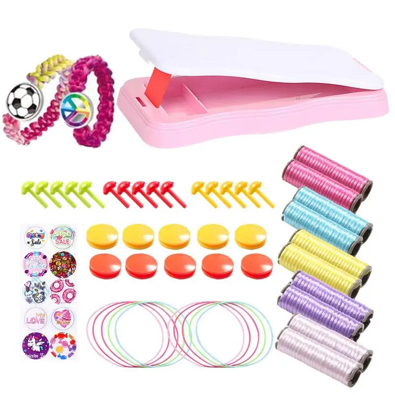 Friendship Bracelet Making Kit Arts And Crafts For Kids DIY Bracelet Making Kit Birthday Gifts For Girl Kids Travel Activity Set