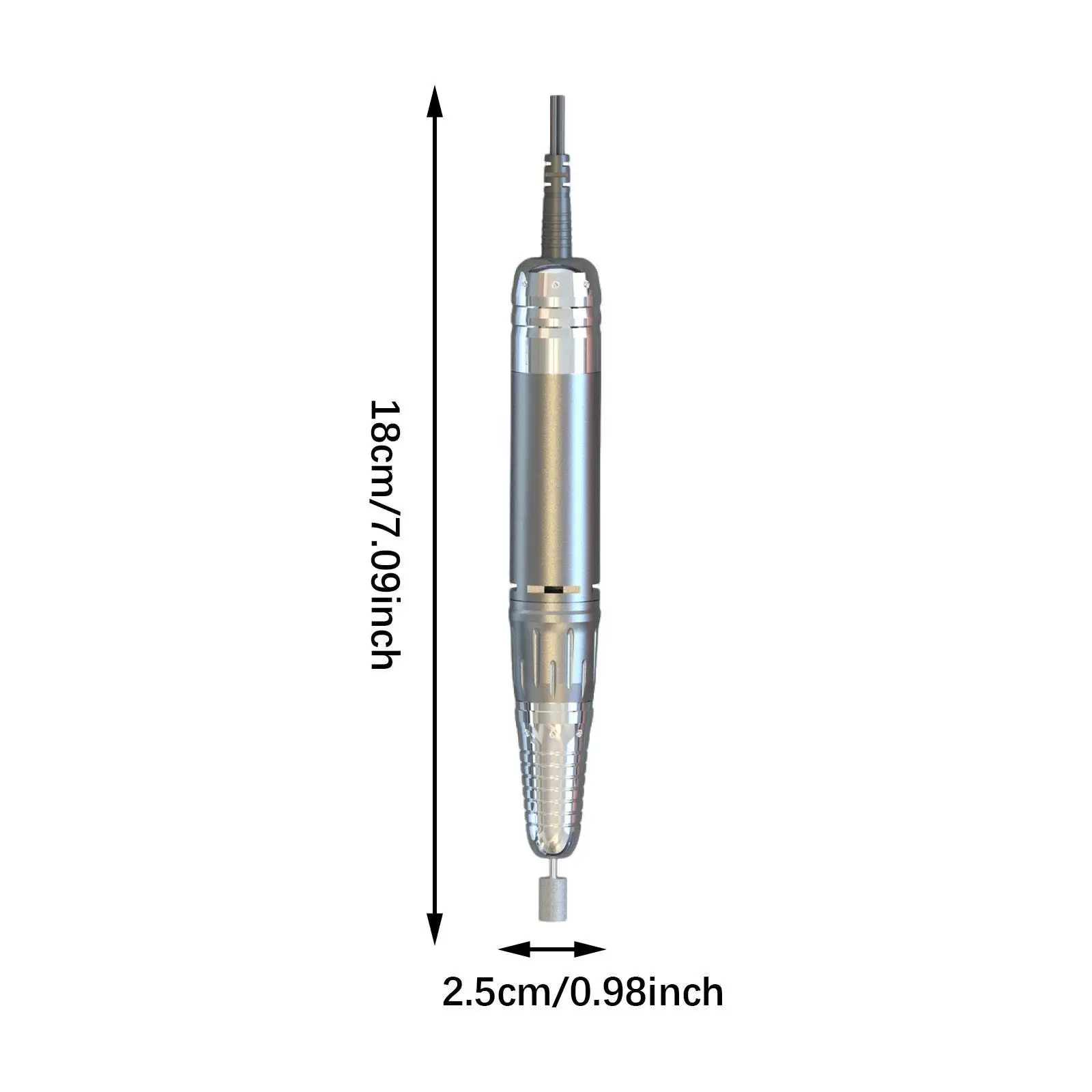 Electric Nail File Machine Kit Portable Nail Machine Professional Lightweight Supplies for Acrylic Nails Removing Gel Nails