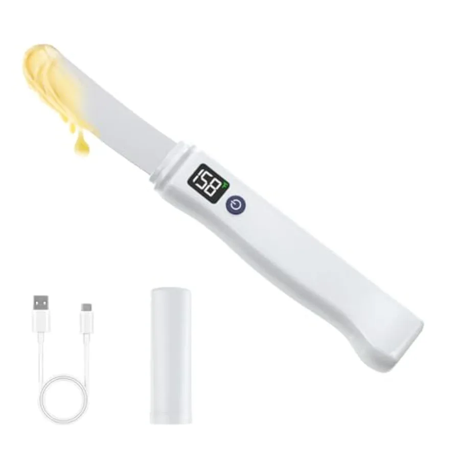 

Stainless Steel Heated Butter Knife Spreader for Cold Butter Cream Cheese Jam Pastry Charcuterie Multipurpose Kitchen Gadgets B