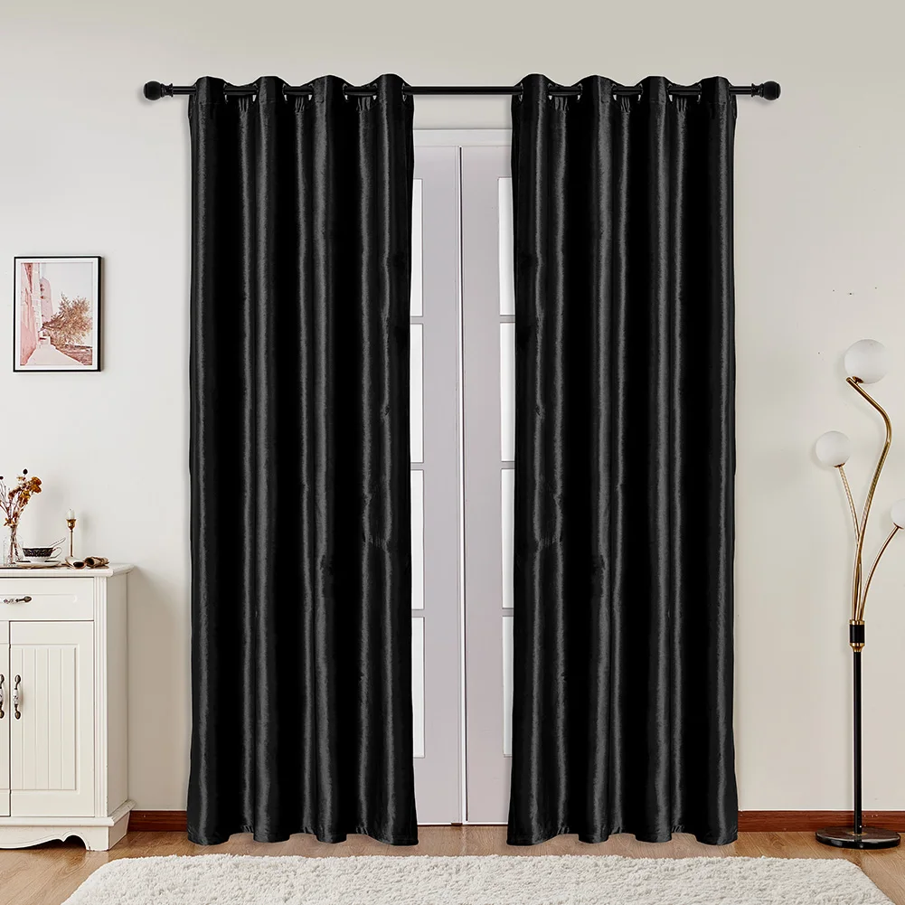 NAPEARL Blackout Curtain Golden Blackcloth Ground Decor for Party Birthday Home Decor 1PC