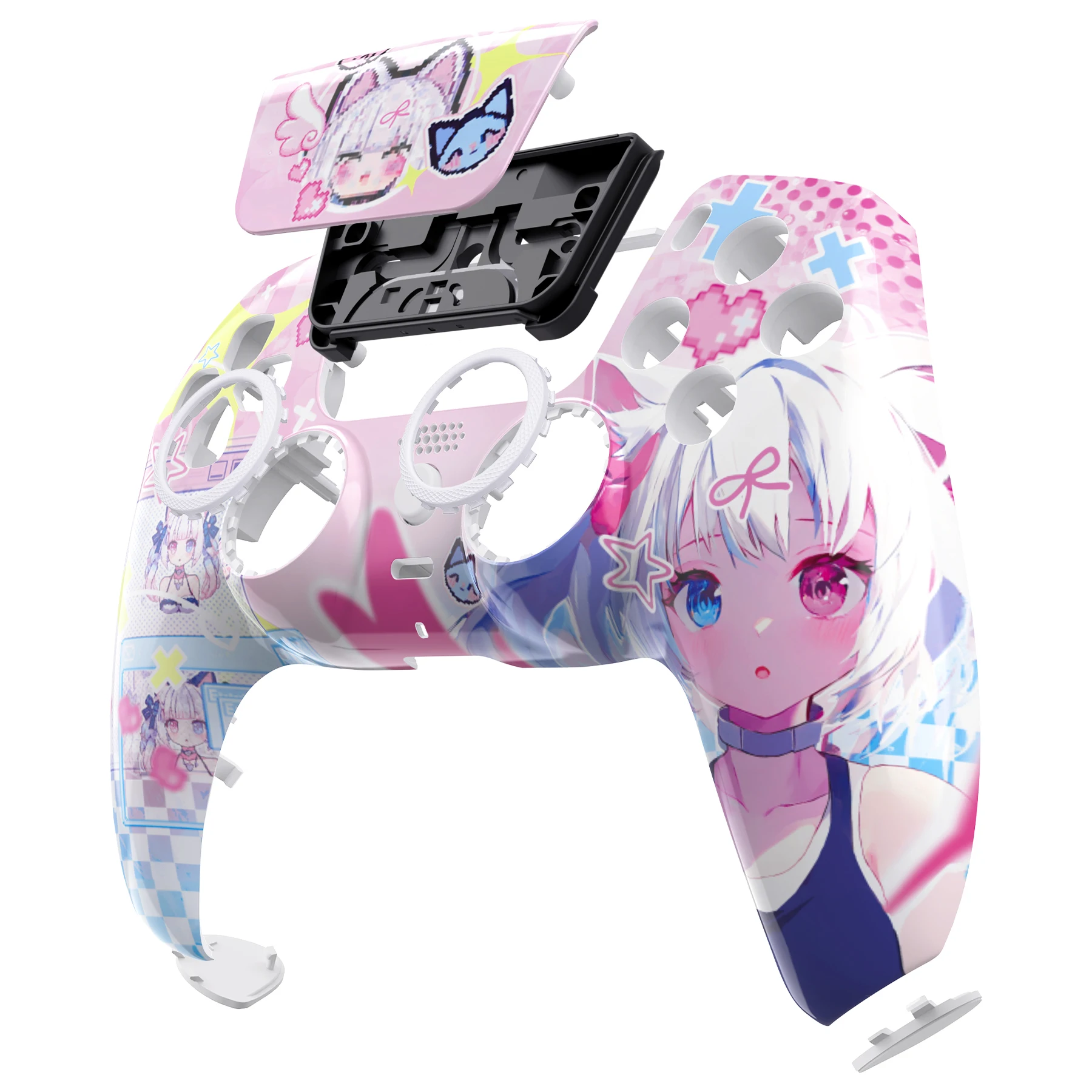 eXtremeRate for ps5 Controller BDM-010/020/030/040/050 LUNA Redesigned Front Shell Touchpad - MeWoow
