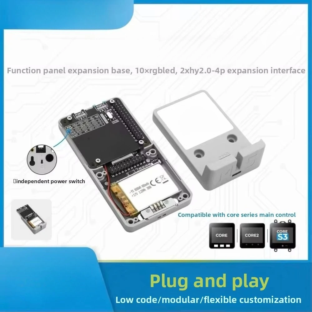 for M5Stack Faces Bottom3 Board Series Function Panel Expansion Modules for External Keyboards/Calculators/Gaming Controllers
