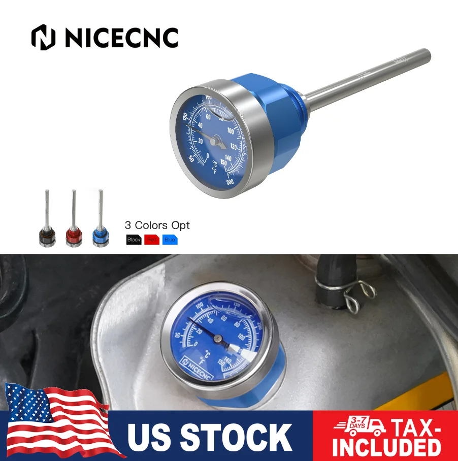 

NEW 700 Raptor Oil Dipstick w Temperature Gauge For Yamaha Raptor 700 700R 2006-2023 Raptor 660R 2001-2005 YFZ450 04-2013 Parts