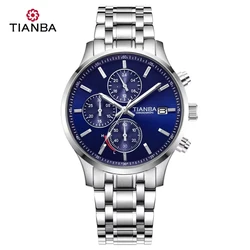 TIANBA Men's Quartz Watch Solar Series 5Bar Waterproof  Fashion Leisuresports watches