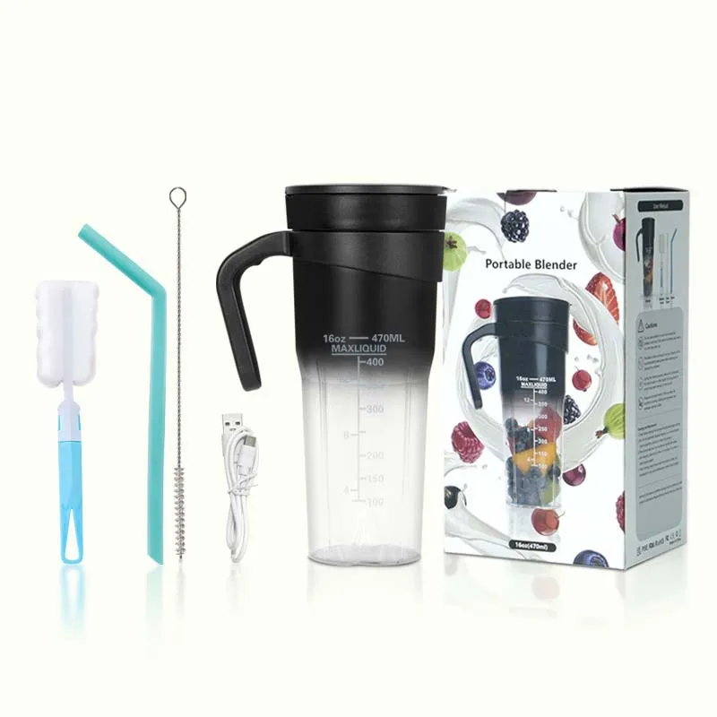 

Portable Blender,Juicer for Smoothies, FrMilkshakes,etc., USB Rechargeable Mini Mixer forSports, Travel, Camping, Home Use
