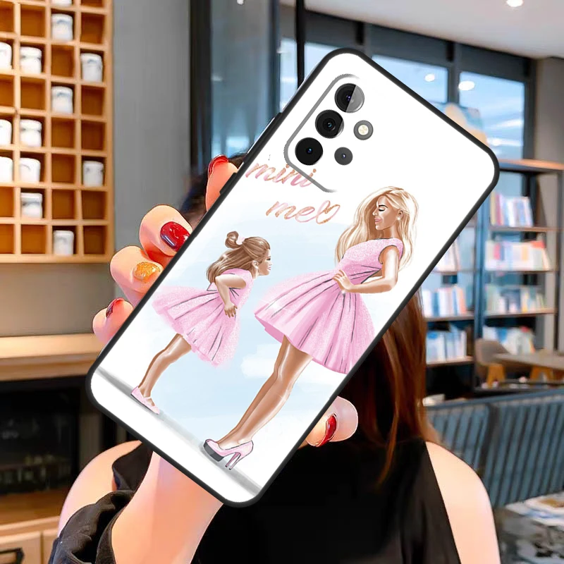 Mãe filha menina filho pai caso para samsung galaxy a53 a56 a36 a06 a13 a32 a12 a22 a52 a35 a26 a16 a55 a15 a54 a34 a14