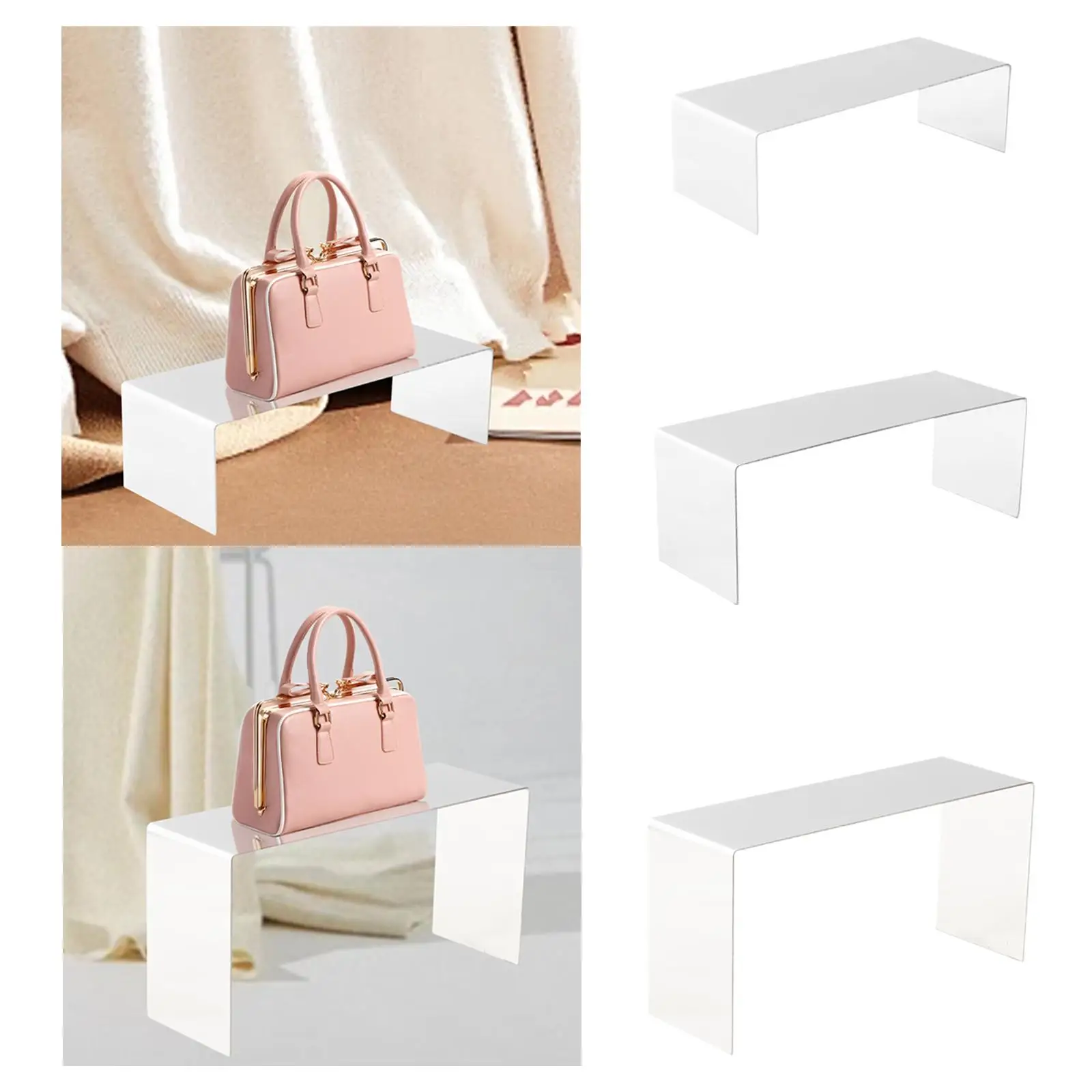 

Подставка для сумки для обуви, многофункциональный органайзер для духов, прочная подставка для сумочки для магазина, настольный шкаф, домашняя витрина