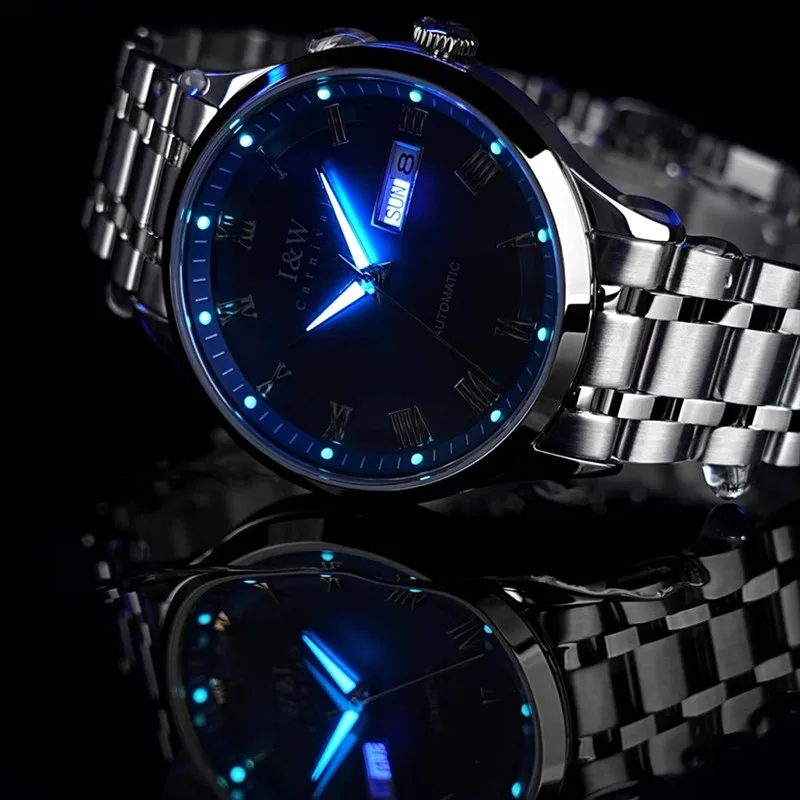 CARNIVAL Brand Mechanical Watches Luxury Sapphire Calendar NH36 Movement Automatic Wrist Watches Waterproof for Men Reloj Hombre - Image 6