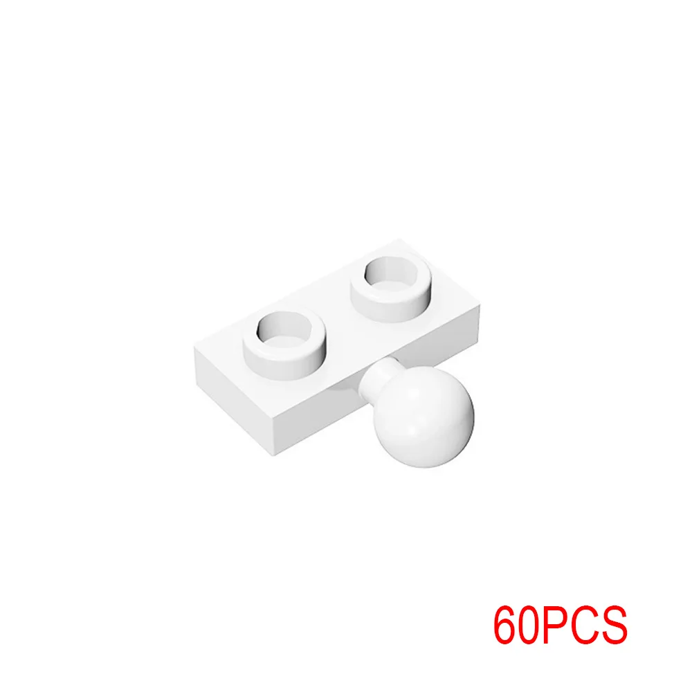 60pcs 14417 Modified 1 x 2 with Tow Ball Bricks Collections Bulk Modular Toys For Technical MOC DIY Buildings Blocks