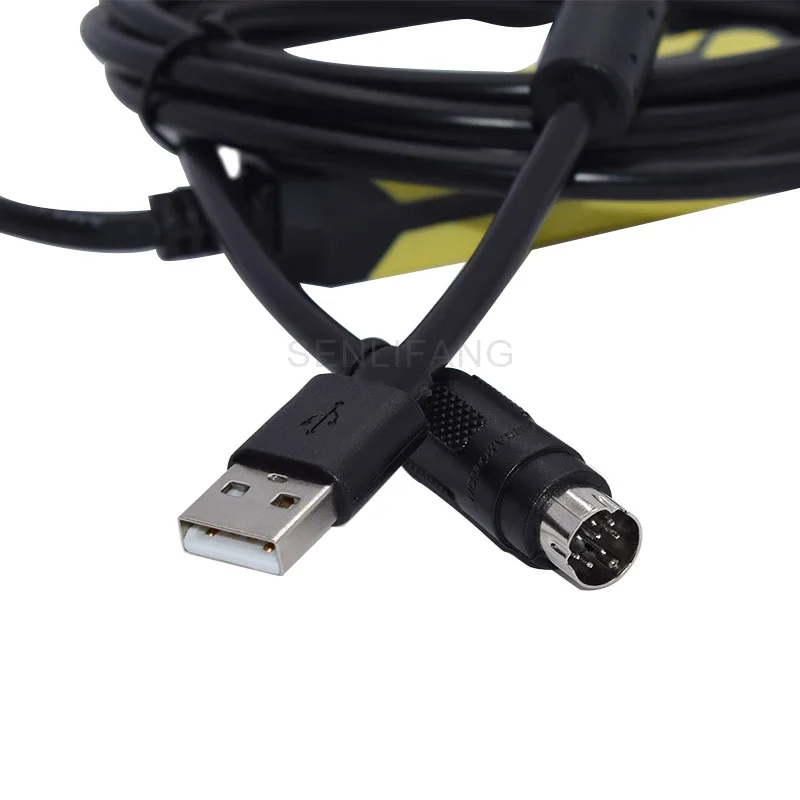 NOWOŚĆ USB-SC09-FX FX-USB-AW Do Mitsubishi MELSEC FX Series Kabel do programowania PLC Adapter USB do RS422 Linia pobierania danych