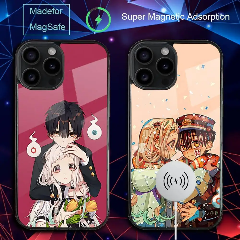H-Hanako Anime K-Kun funda de teléfono para iPhone 17,16,15,14,13,12,11,Pro,Max,Plus,Mini,SE4,E carga inalámbrica magnética Magsafe