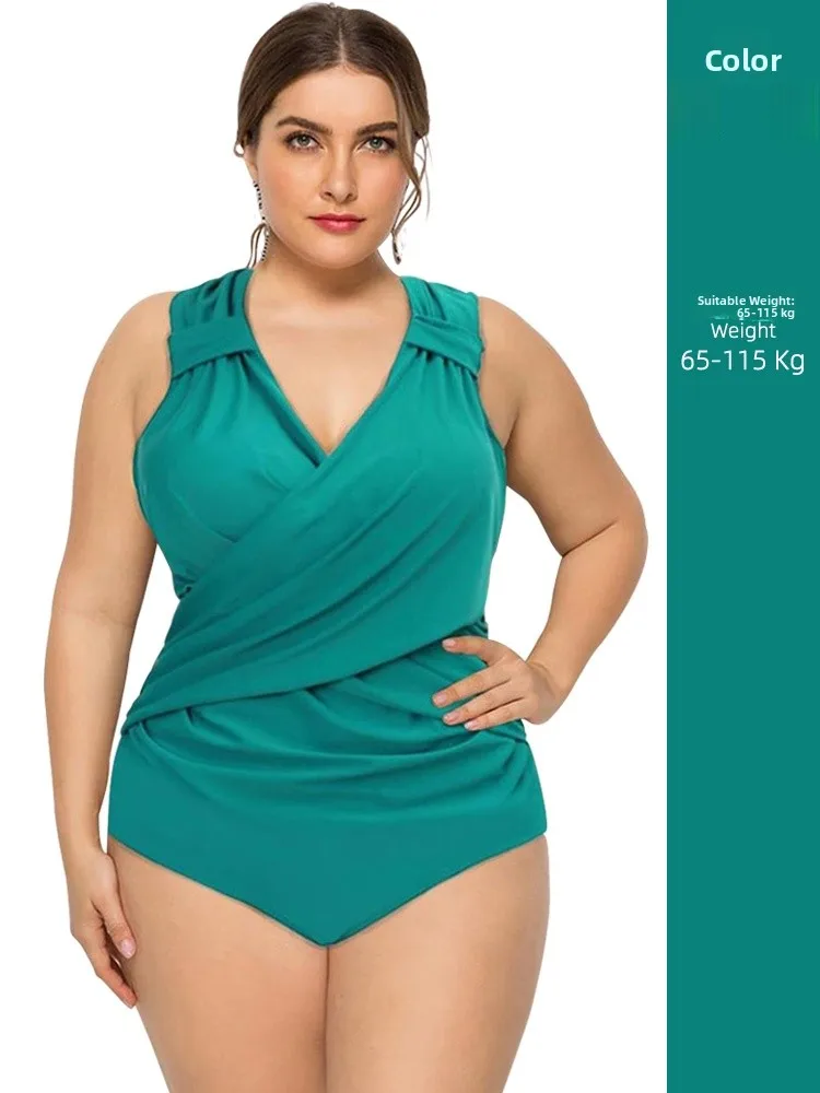 

Женский купальник больших размеров: свободный крой, стройнящий дизайн, комфортный, с V-образным вырезом и открытой спиной