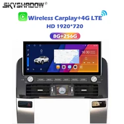IPS Carplay Auto 8G+256G Android 14.0 LTE Car DVD Player GPS map WIFI Bluetooth Radio For Toyota Prado 120 2003-2009 Lexus gx470