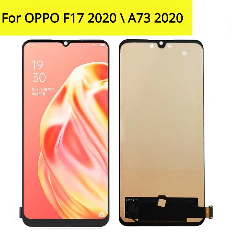 

TFT 6.44 inch For Oppo F17 2020 lcd A73 2020 CPH2095 LCD Screen Display Touch Panel Digitizer Assembly Replacement