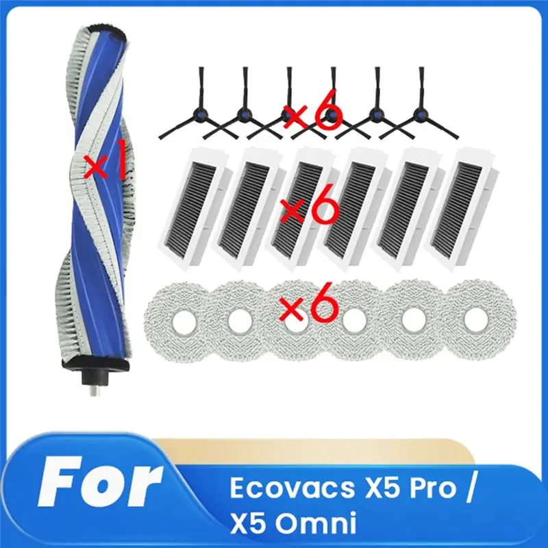 

A76G-19 Pcs For Ecovacs X5 Pro / X5 Omni Sweeping Robot Accessories Cleaner Parts Replacement
