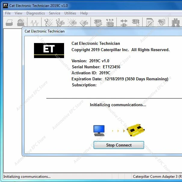 

Программное обеспечение Cat ET 3 (2019C) для электронных техников, активация на один ПК