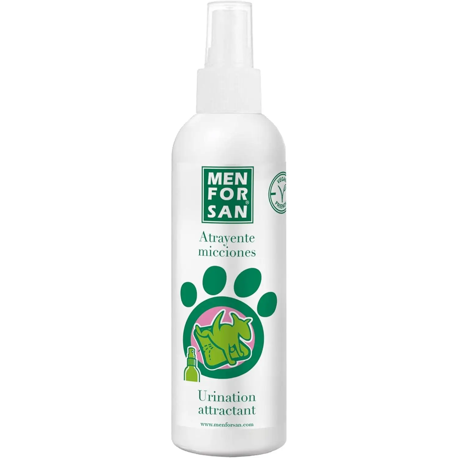 Men For San Menforsan Atrayente de Micciones para Cachorros - 125 Ml - Producto Natural