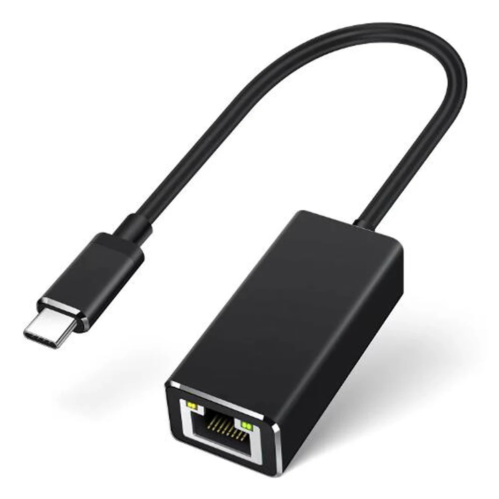 Adaptador Ethernet tipo C para ordenador portátil, adaptador de red de 2500Mbps, Lan, USB 3,1, 1000G, Gigabit, RJ45, Macbook y PC