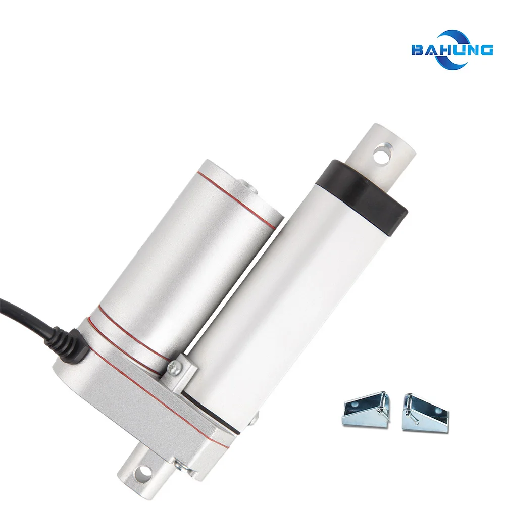 Stroke 25mm=1 inches 12V/24v DC 100/350/750/900/1000/1500n mini electric linear actuator mechanism linear tubular motor motion