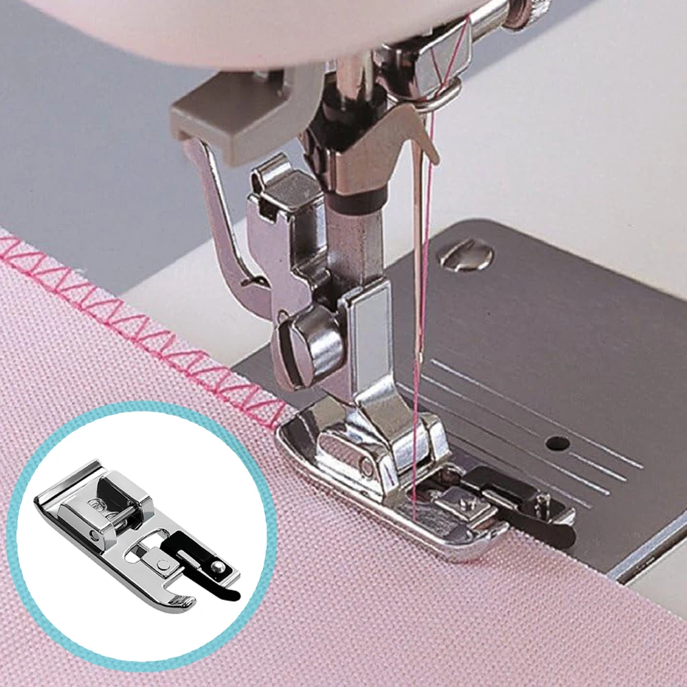 Overlock Overcast Sewing Machine Presser Foot SA135 For Singer Brother Juki All Low Shank Snap-On Sewing Machine Accessories