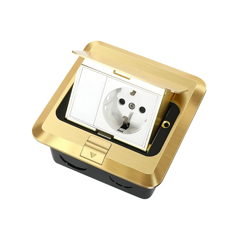 Imagem -05 - Floor Socket Outlet Indoor Power Plug Recesso Slow Pop up Socket Impermeável Atacado us