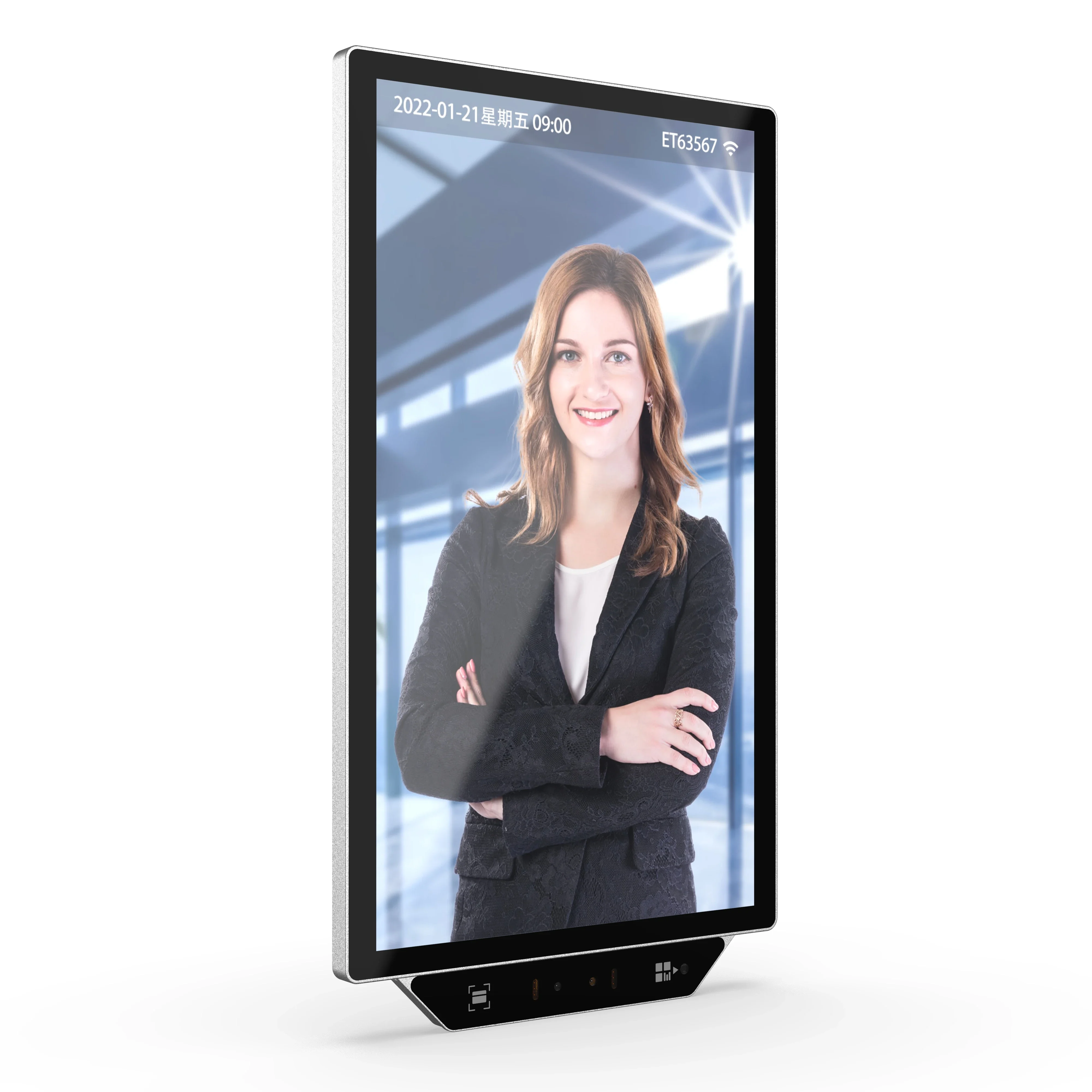 Touch Screen Dynamic Face Recognition Equipment Attendance Outdoor Access Control System