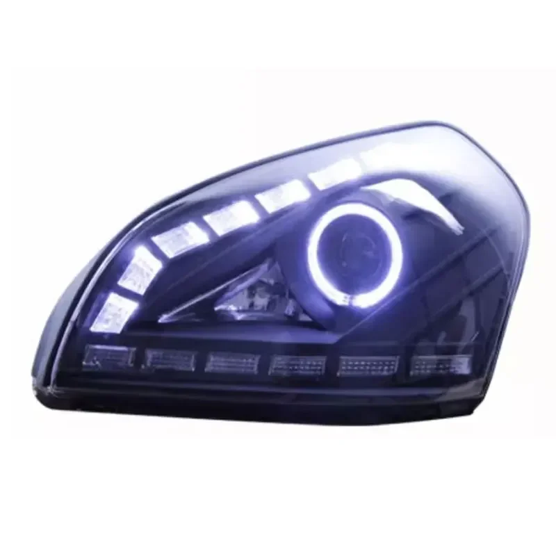 Car Styling for Hyundai Tucson LED Headlight 2005-2012 Headlights Tucson DRL Turn Signal High Beam Angel Eye Projector Lens