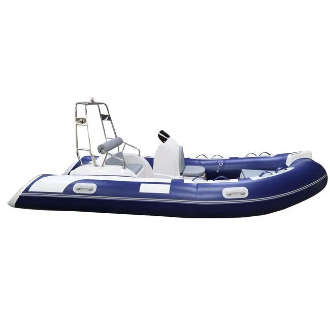 

Hypalon/Pvc Rib 390 Boat Rigid Fiberglass Hull Inflatable Boat for Fishing