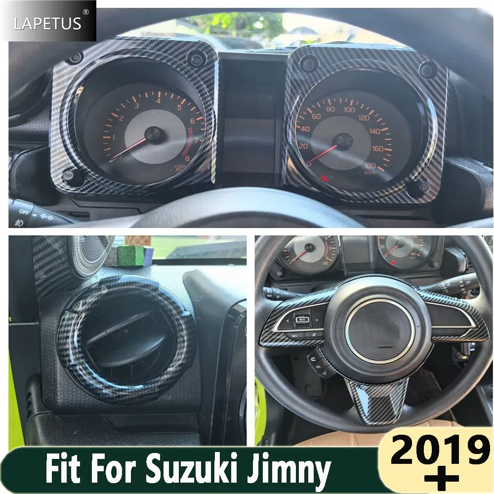 

Рамка приборной панели автомобиля/боковое вентиляционное отверстие для кондиционера/декор рулевого колеса, накладка на рамку, подходит для Suzuki Jimny 2019-2025