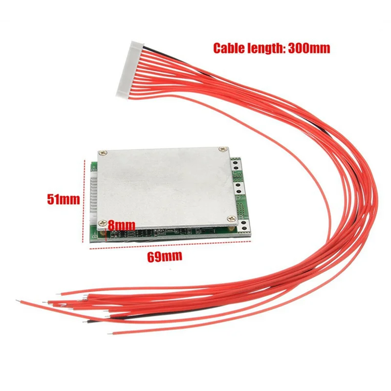 13S 48V 35A Lithium-Ion Battery Charging BMS Protection Board Split with Equalizing Electric Vehicle Battery Protection