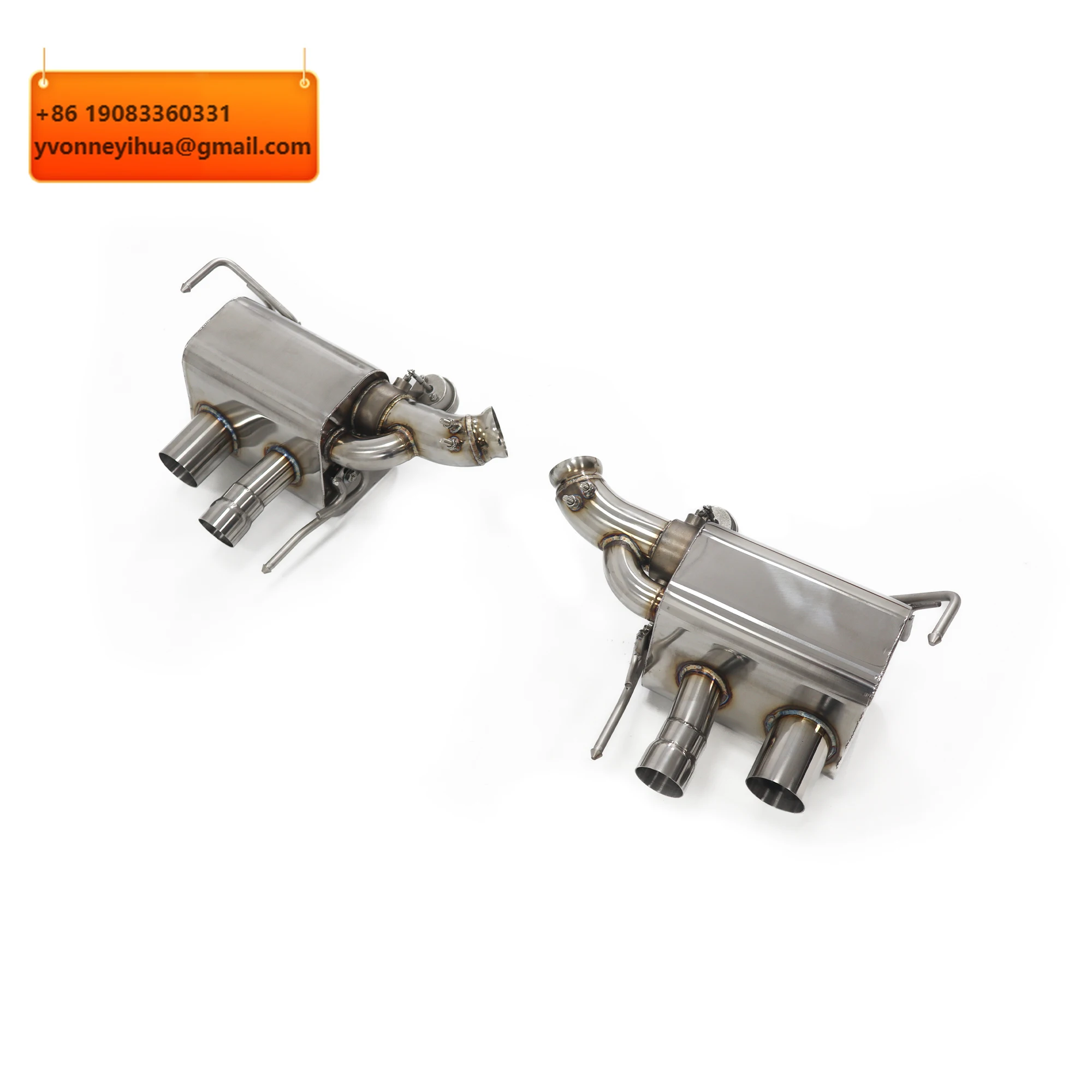 

Выхлопная система OUCHI из нержавеющей стали, улучшенная производительность, Catback для Ferrari California T 3.9T, глушитель с клапаном