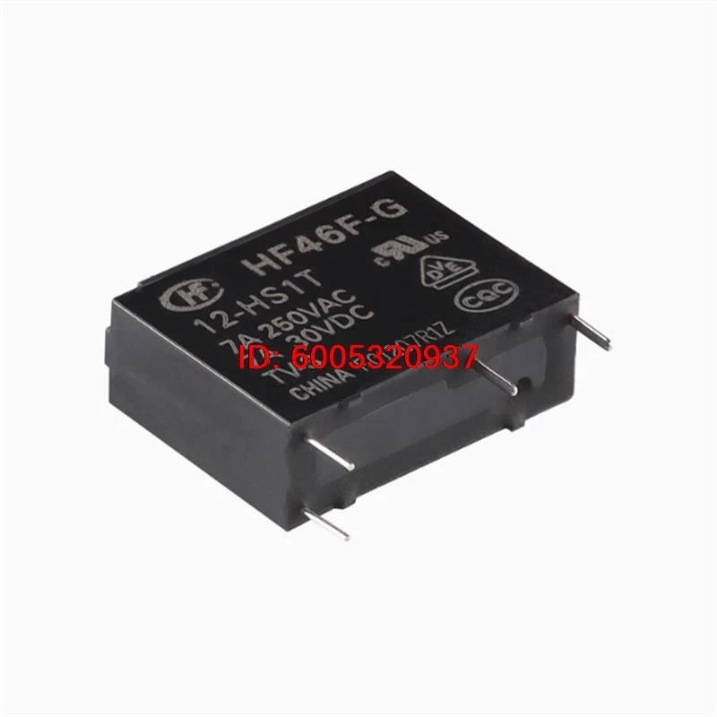 10piece  HF46F-G/5-HS1T 、HF46F-G/12-HS1T 、HF46F-G/24-HS1T  DIP-4 New power relay HF46F-G-5-HS1T 、HF46F-G-12-HS1T 、HF46F-G-24