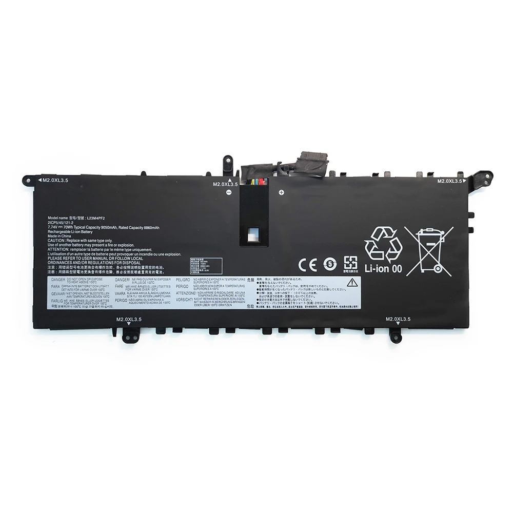 7XINbox 70Wh L23M4PF2 L23C4PF2 L23B4PF2 7.74V 9050mAh Laptop Battery For Lenovo Yoga Slim 7X 14Q8X9 7 Gen 9th 2024 Series