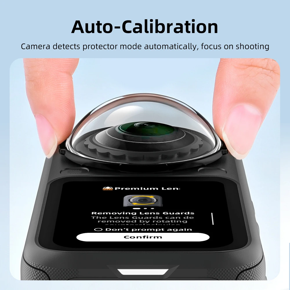 Schutzbrille für Insta360 X6 Bildschirmschutzfolie Objektivschutz Zubehörfolie Ultra HD Kratzfest – Detail 6