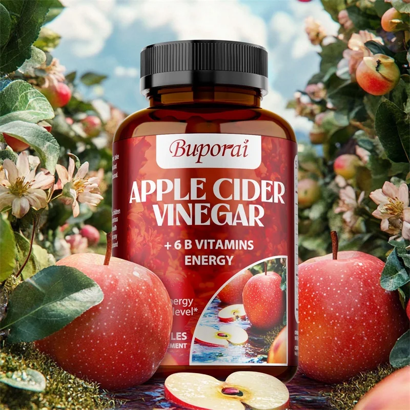 

Apple Cider Vinegar Capsules - Weight Management, Metabolism, Reduce Bloating, Promotes Digestion and Immunity