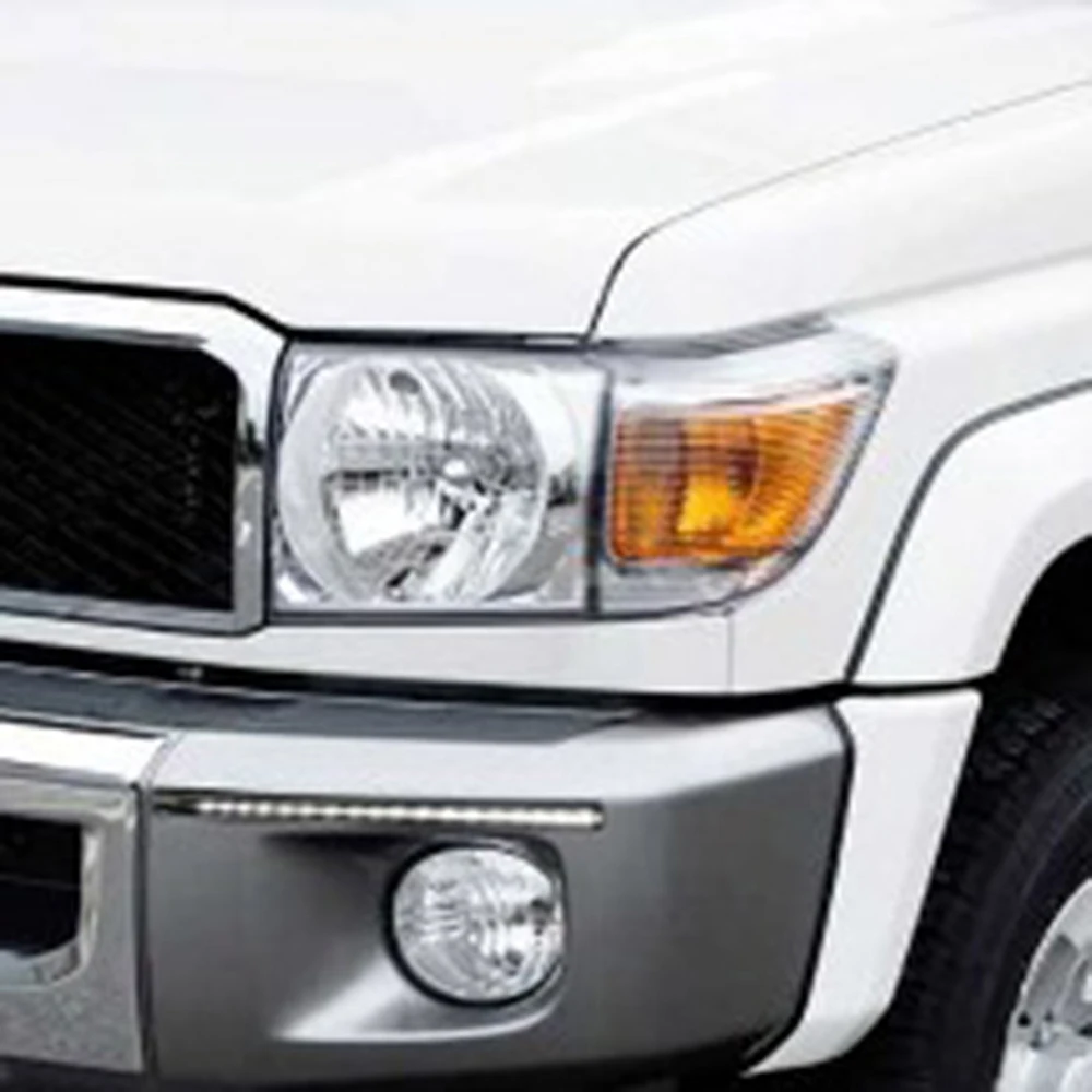 Headlamp Cover Transparent Lampshade Headlight Shell Plexiglass Replace Original Lens For Toyota Land Cruiser FJ70 Truck 2007 - Image 6