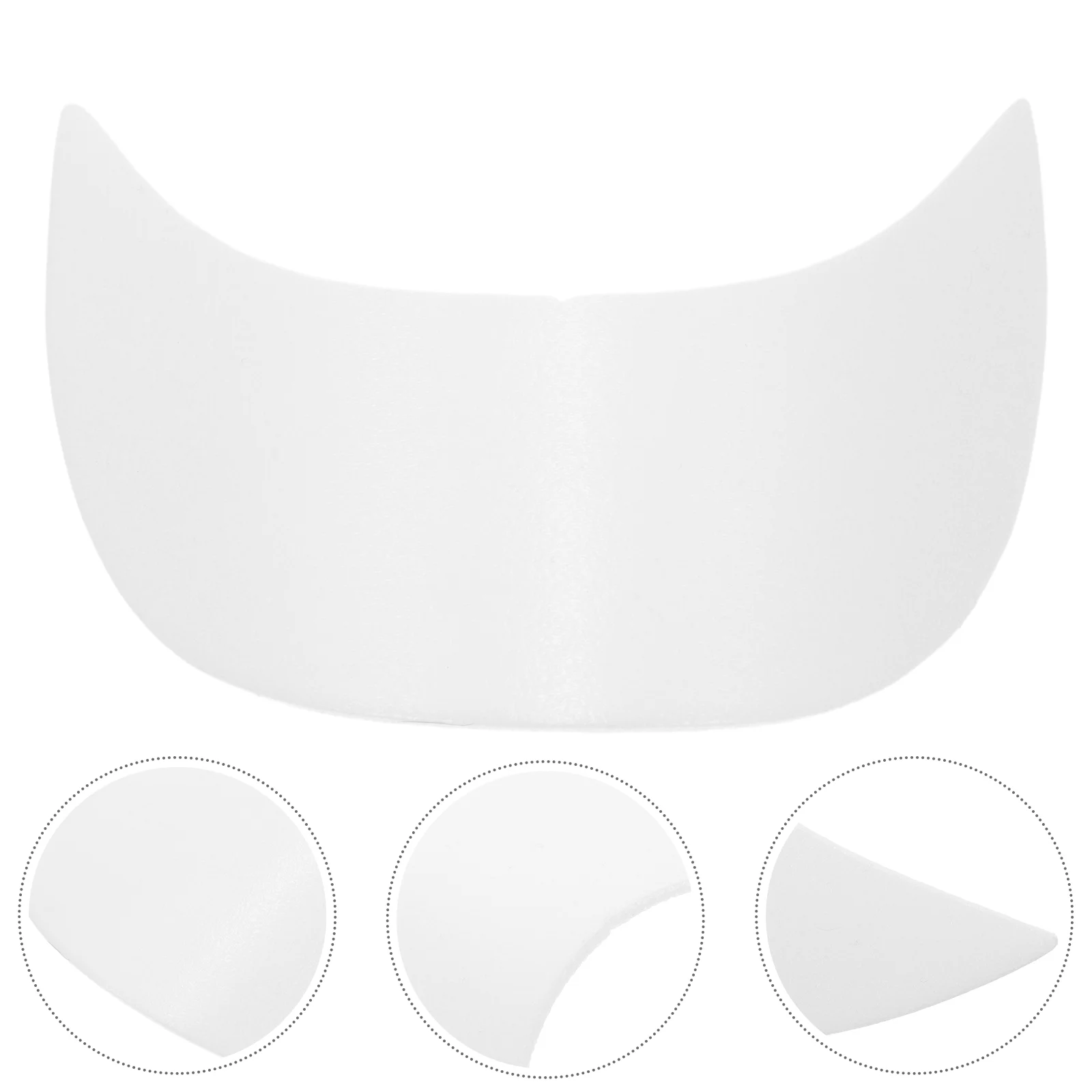 Round Removable Cups Xl Hats Visor Brim Shaper Inserts Plastic Cap White Baseball Miss