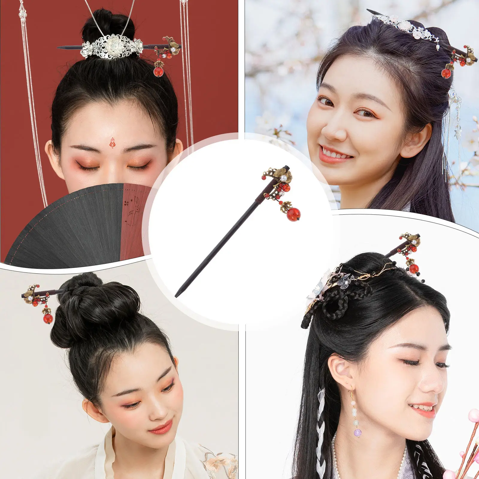 

Китайская заколка для волос с кисточками в винтажном стиле, изысканная ручная работа, шикарный дизайн, идеально подходит для свадеб, вечеринок, укладки волос, подарок