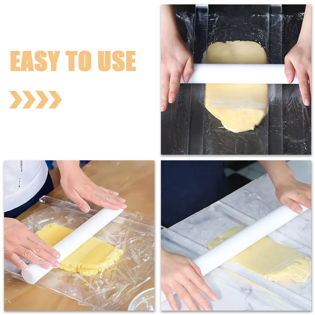 

Balance Ruler Rolling Pin Guides Dough Thickness Spacer Withadjustable Rings Pastry for Fondant
