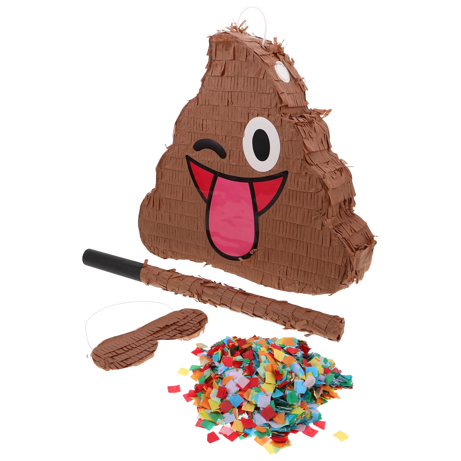

1Set Poop Pinata Funny Gag Prank Party Decoration Birthday Adults Party Games Supplies Hanging Pinata Decoration