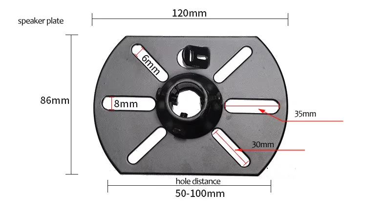 (1 Pair=2pc) SW-100M 170MM universal wall and ceiling mounted Surround Sound Speaker Wall Mount High Quality Rotate Wall Bracket