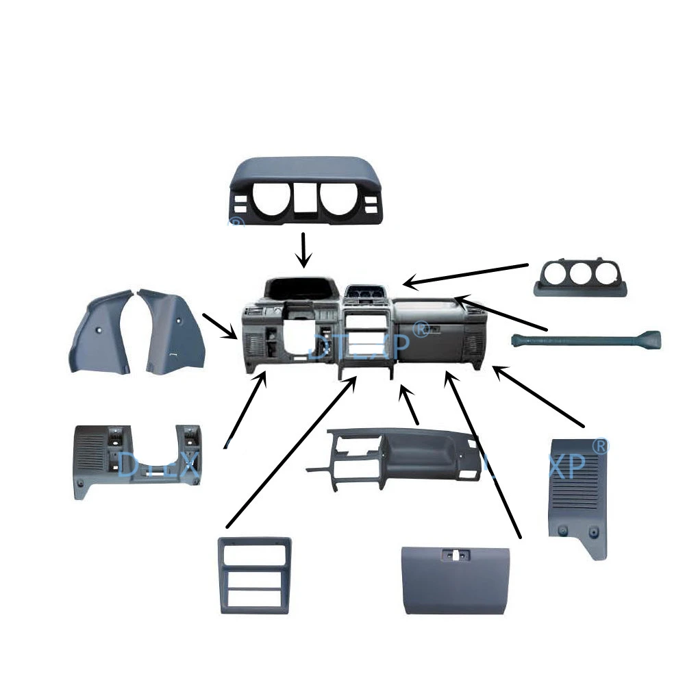 LHD Instrument Platform Assy For Pajero V31 V32 V33 V43 Instrument Cover For Montero Utinity Box Trumpet Cover Frame