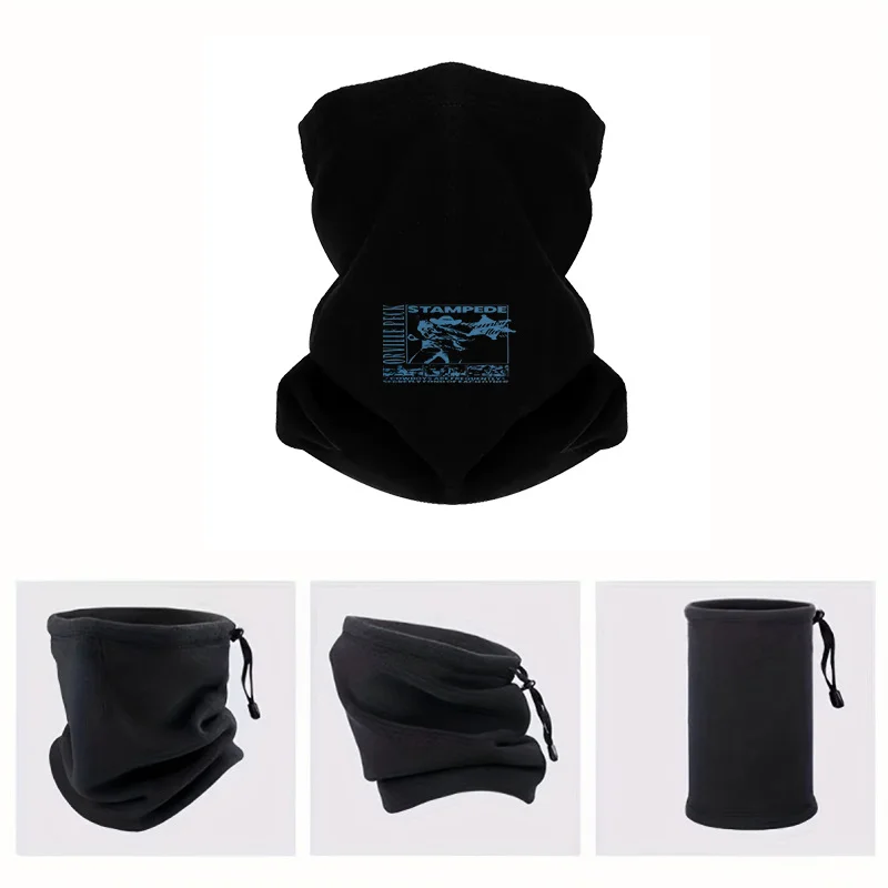 Cowboy stampede country star,western scene Men Windproof Scarf Mask Neck Gaiter Hat Women cap Headgear Outdoor Keep Warm Winter