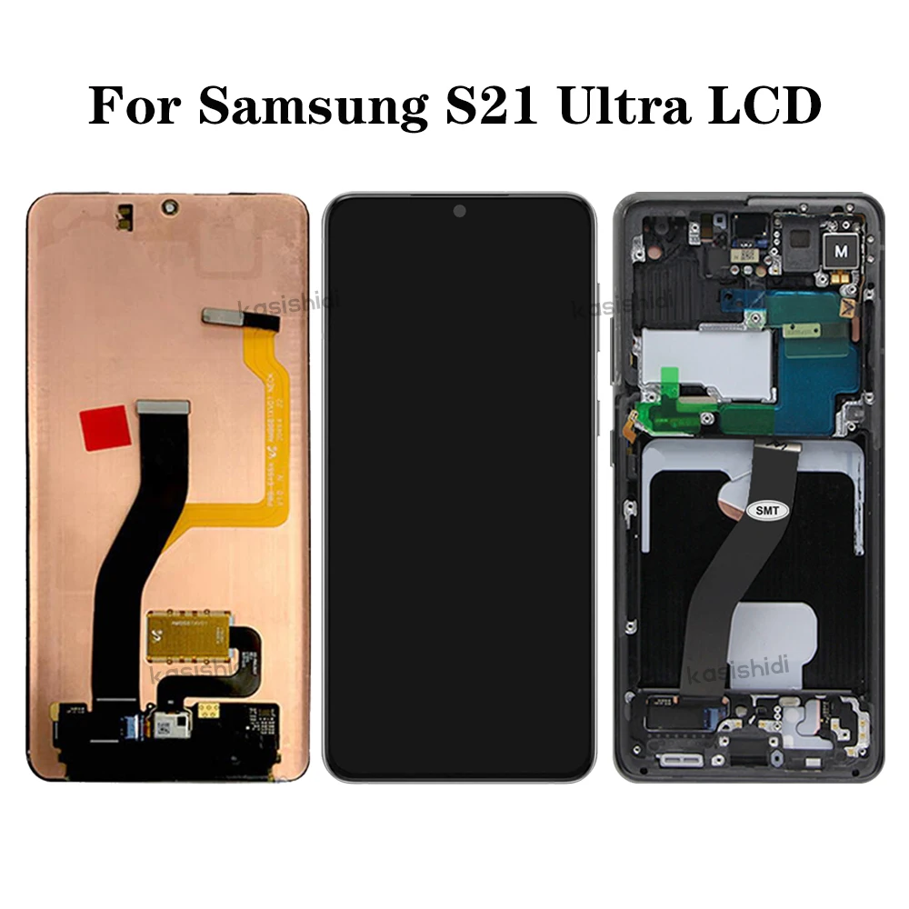 LCD Display For Samsung Galaxy S21 Ultra 5G G998F G998B LCD Display Touch Screen Replacement Repair Parts