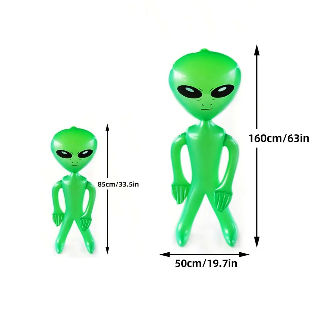 1pc Inflatable Alien Halloween Theme Party Decorative Props Funny Toy Gifts 85cm/33.5inch or 160cm/63in