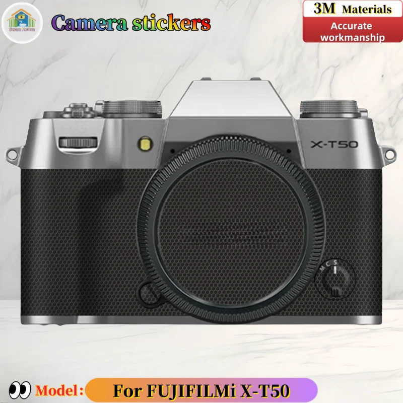 XT50 For FUJIFILMi X-T50 Camera stickers, DIY skin,Precision tailoring wear-resistant protective film