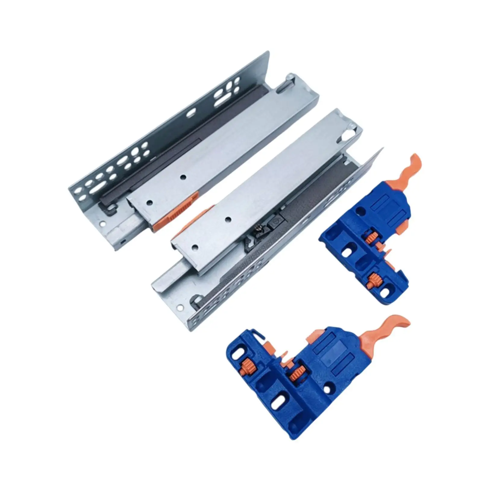 Metal Drawer Glides Silent Guide Set Full Extension Runner for Bedroom and Office Dresser Drawers Metal Drawer Glides Silent Guide Set Full Extension Runner for Bedroom and Office Dresser Drawers