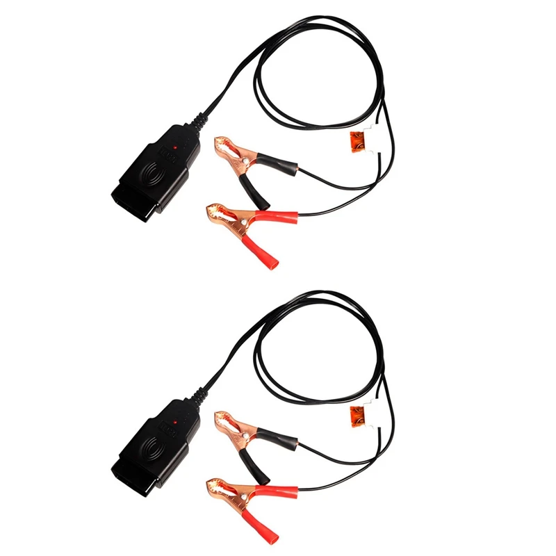 2X OBD2 ECU Connector Battery Saver Auto ECU Memory Savers Automotive OBD 2 Emergency Electrical Plug Car Fuel Save B